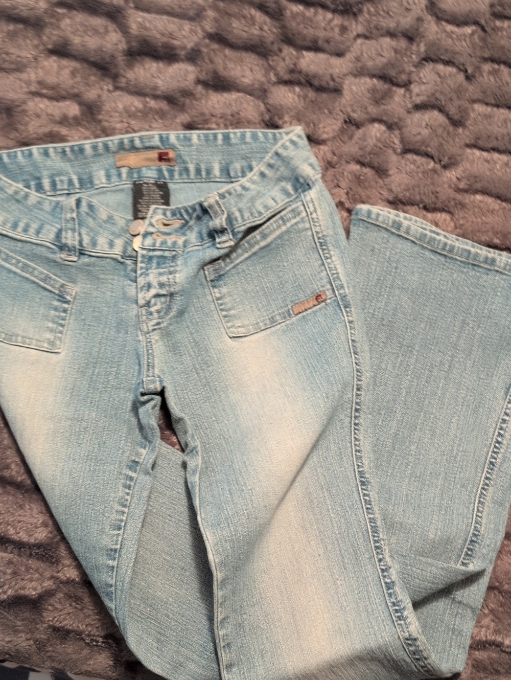 Forever 21 Light Blue Flare Jeans